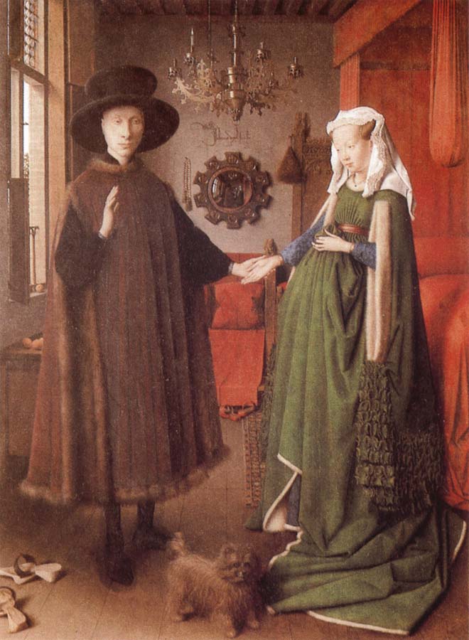 Giovanni Arnolfini and His Wife Giovanna Cenami